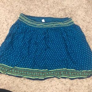 Teal skirt